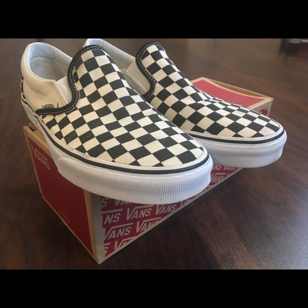 Vans checker classic slip-on